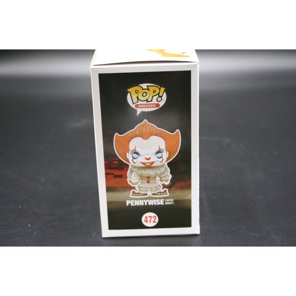 Funko Pop! Movies: IT Pennywise with Boat Action Figure - Picture 2 of 11